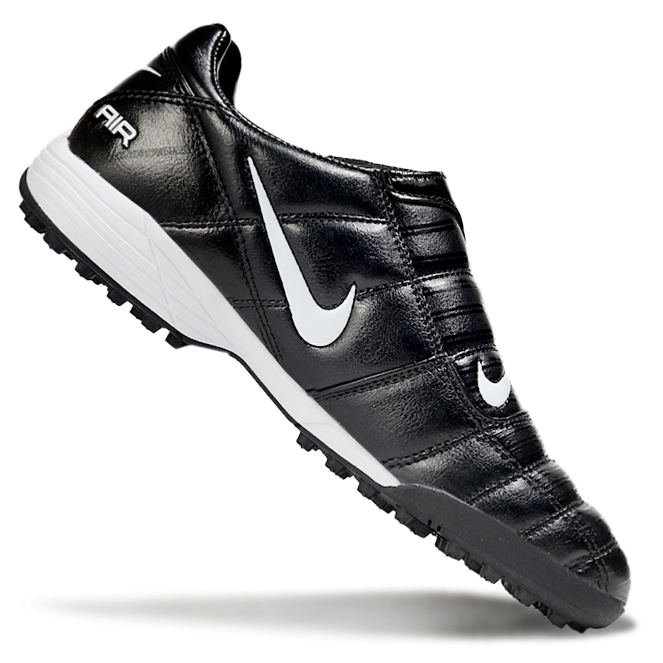 T90 Series Spiked Turf TF Soccer Shoes - Black/White