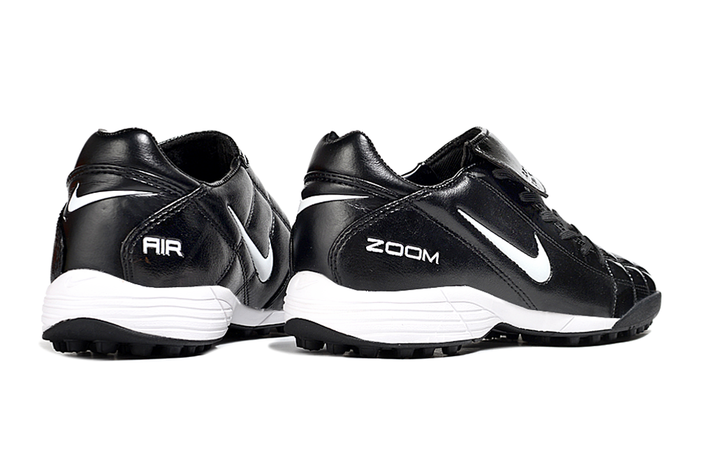 T90 Series Spiked Turf TF Soccer Shoes - Black/White