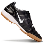 T90 Series Spiked Turf TF Soccer Shoes - Black/White/Brown