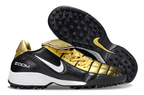 T90 Series Spiked Turf TF Soccer Shoes - Gold/Black/White