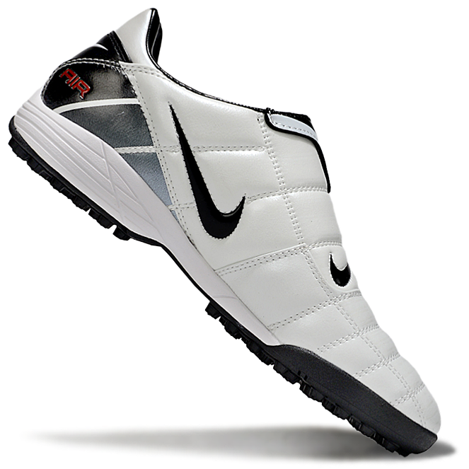 T90 Series Spiked Turf TF Soccer Shoes - Off White/Black/White