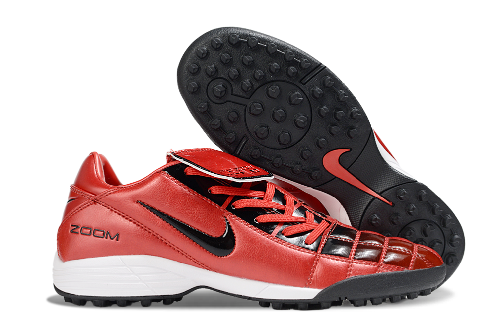 T90 Series Spiked Turf TF Soccer Shoes - Orange/Black/White