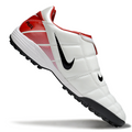 T90 Series Spiked Turf TF Soccer Shoes - White/Red/Black