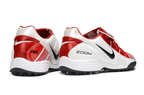T90 Series Spiked Turf TF Soccer Shoes - White/Red/Black