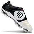 T90 Series Super A Back Slip Firm Ground Soccer Boots - Black/Off White