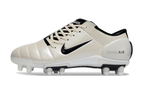 T90 Series Super A Back Slip Firm Ground Soccer Boots - Black/Off White