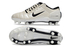 T90 Series Super A Back Slip Firm Ground Soccer Boots - Black/Off White
