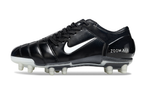 T90 Series Super A Back Slip Firm Ground Soccer Boots - Black/White