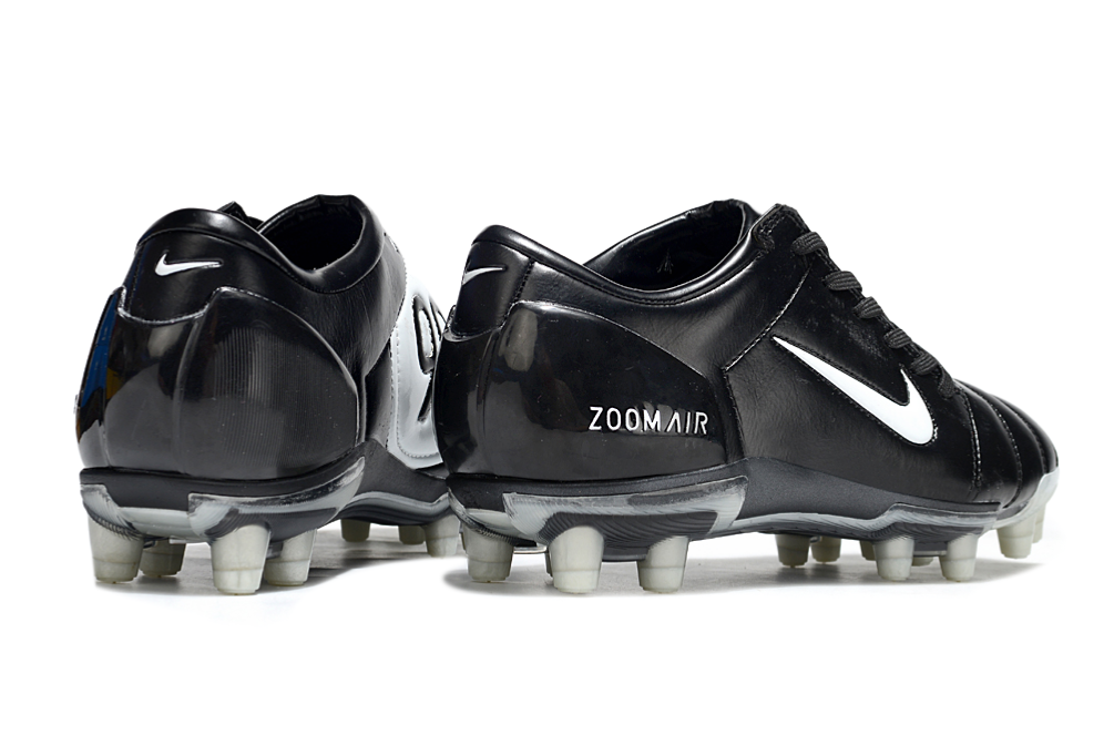 T90 Series Super A Back Slip Firm Ground Soccer Boots - Black/White