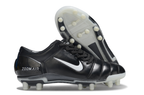 T90 Series Super A Back Slip Firm Ground Soccer Boots - Black/White