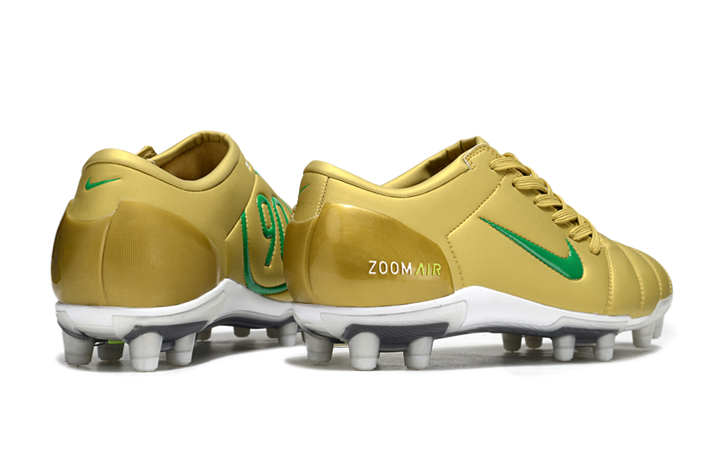 T90 Series Super A Back Slip Firm Ground Soccer Boots - Gold/Green