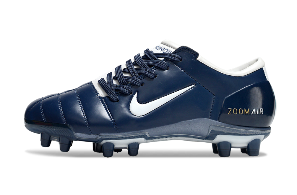 T90 Series Super A Back Slip Firm Ground Soccer Boots - Navy/White