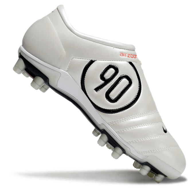 T90 Series Super A Back Slip Firm Ground Soccer Boots - Off White/Black