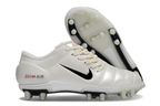 T90 Series Super A Back Slip Firm Ground Soccer Boots - Off White/Black