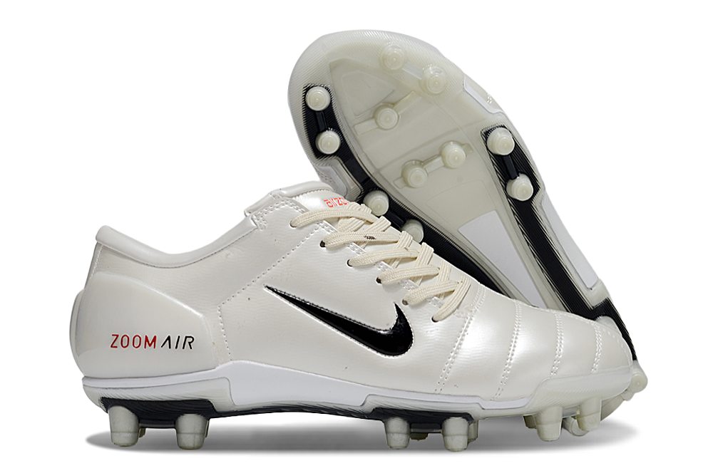 T90 Series Super A Back Slip Firm Ground Soccer Boots - Off White/Black