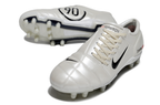 T90 Series Super A Back Slip Firm Ground Soccer Boots - Off White/Black