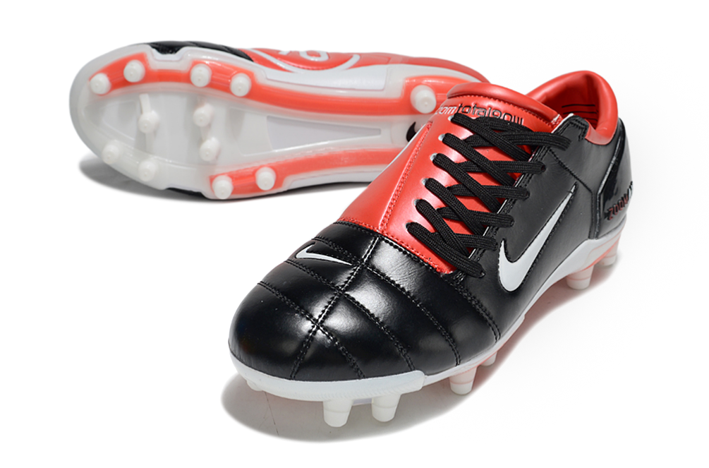 T90 Series Super A Back Slip Firm Ground Soccer Boots - Orange/Black/White