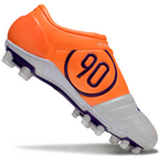 T90 Series Super A Back Slip Firm Ground Soccer Boots - Orange/Gray/Purple