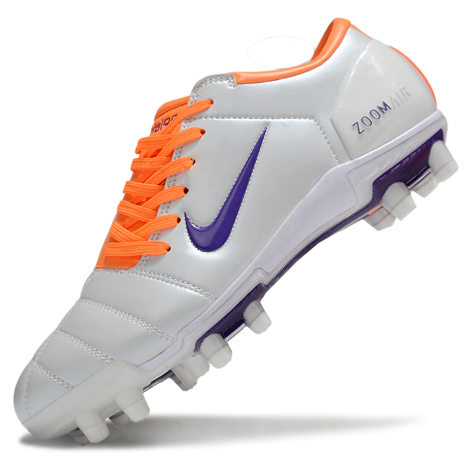 T90 Series Super A Back Slip Firm Ground Soccer Boots - Orange/Gray/Purple