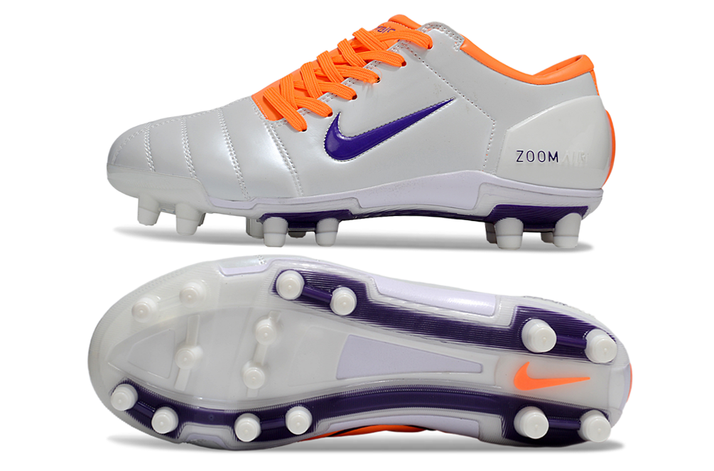 T90 Series Super A Back Slip Firm Ground Soccer Boots - Orange/Gray/Purple