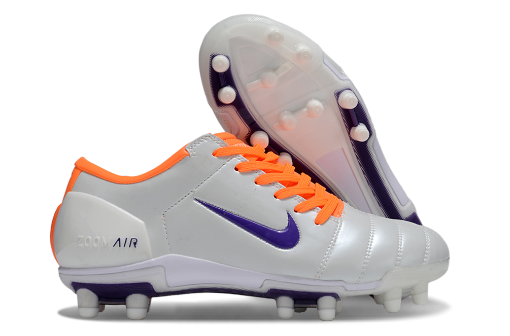 T90 Series Super A Back Slip Firm Ground Soccer Boots - Orange/Gray/Purple