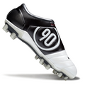T90 Series Super A Back Slip Firm Ground Soccer Boots - White/Black