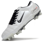 T90 Series Super A Back Slip Firm Ground Soccer Boots - White/Black