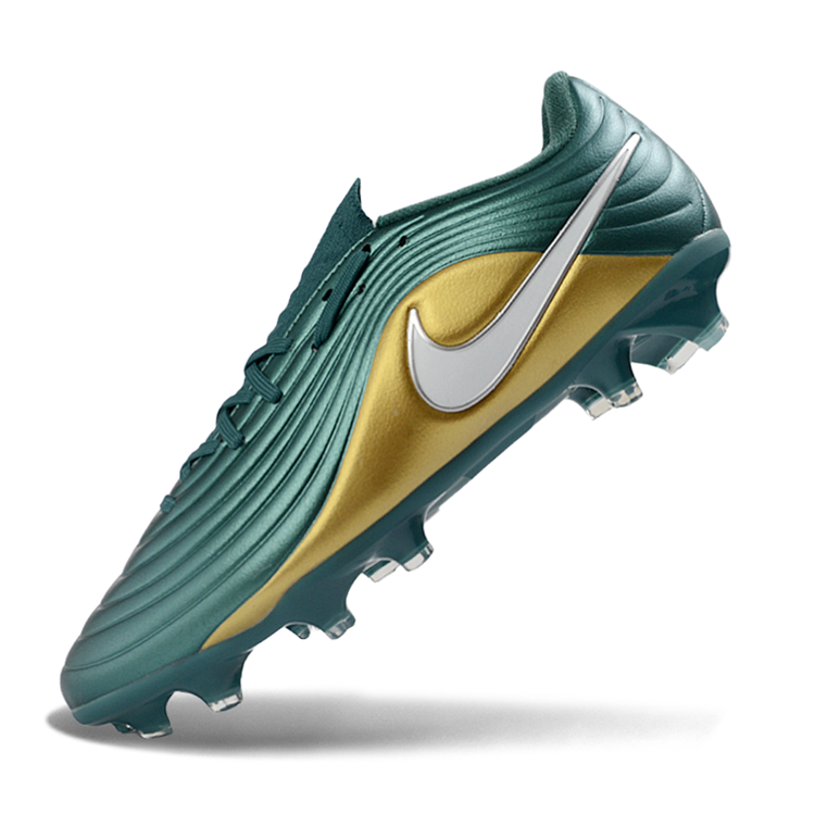 Tiempo Legend XI Elite Fully Knitted Waterproof FG Soccer Shoes - Atomic Teal/Luminous Gold