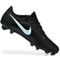 Tiempo Legend XI Elite Fully Knitted Waterproof FG Soccer Shoes - Black/Ice Blue