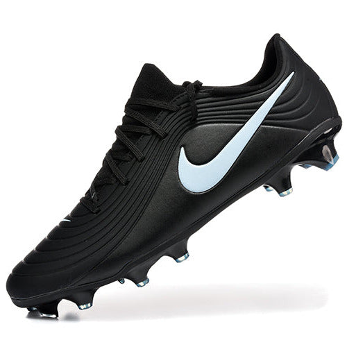Tiempo Legend XI Elite Fully Knitted Waterproof FG Soccer Shoes - Black/Ice Blue