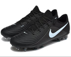 Tiempo Legend XI Elite Fully Knitted Waterproof FG Soccer Shoes - Black/Ice Blue