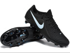 Tiempo Legend XI Elite Fully Knitted Waterproof FG Soccer Shoes - Black/Ice Blue