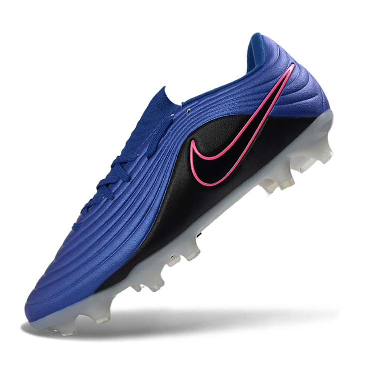 Tiempo Legend XI Elite Fully Knitted Waterproof FG Soccer Shoes - Blue/Black/Pink