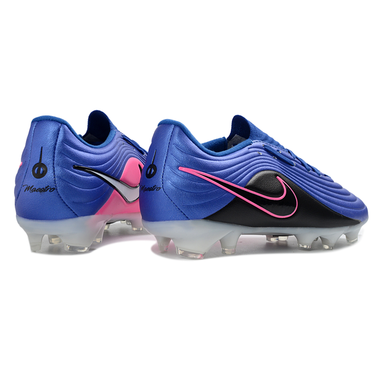 Tiempo Legend XI Elite Fully Knitted Waterproof FG Soccer Shoes - Blue/Black/Pink