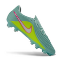 Tiempo Legend XI Elite Fully Knitted Waterproof FG Soccer Shoes - Mint Green/Bold Pink/Bright Yellow
