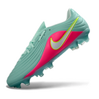 Tiempo Legend XI Elite Fully Knitted Waterproof FG Soccer Shoes - Mint Green/Bold Pink/Bright Yellow