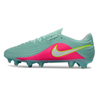 Tiempo Legend XI Elite Fully Knitted Waterproof FG Soccer Shoes - Mint Green/Bold Pink/Bright Yellow