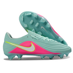Tiempo Legend XI Elite Fully Knitted Waterproof FG Soccer Shoes - Mint Green/Bold Pink/Bright Yellow