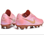 Tiempo Legend XI Elite Fully Knitted Waterproof FG Soccer Shoes - Sleek Pink/Metallic Bronze