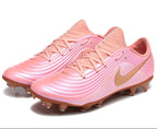 Tiempo Legend XI Elite Fully Knitted Waterproof FG Soccer Shoes - Sleek Pink/Metallic Bronze