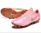 Tiempo Legend XI Elite Fully Knitted Waterproof FG Soccer Shoes - Sleek Pink/Metallic Bronze