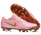 Tiempo Legend XI Elite Fully Knitted Waterproof FG Soccer Shoes - Sleek Pink/Metallic Bronze