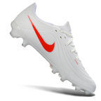 Tiempo Legend XI Elite Fully Knitted Waterproof FG Soccer Shoes - White/Orange
