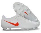 Tiempo Legend XI Elite Fully Knitted Waterproof FG Soccer Shoes - White/Orange