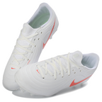 Tiempo Legend XI Elite Fully Knitted Waterproof FG Soccer Shoes - White/Orange