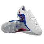 Tiempo Legend XI Elite Fully Knitted Waterproof FG Soccer Shoes - White/Pink Blast/Blue