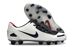 Total 90 Retro Laser Firm Ground Soccer Boots - Black/White