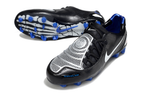 Total 90 Retro Laser Firm Ground Soccer Boots - Black/White/Blue