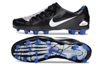 Total 90 Retro Laser Firm Ground Soccer Boots - Black/White/Blue