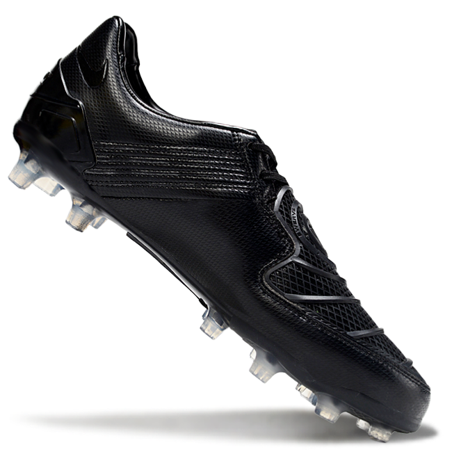 Total 90 Retro Laser Firm Ground Soccer Boots - Shadow Black